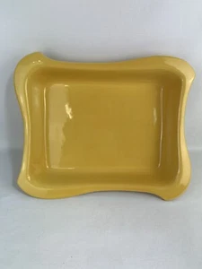 Yellow Rectangle Baking Dish Made in Portugal  15x12 - Picture 1 of 9