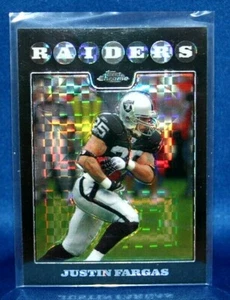 2008 Topps Chrome Justin Fargas XFRACTOR Oakland Raiders #TC60 - Bild 1 von 2