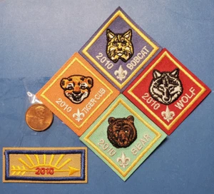 BSA 2010 Lot von 5 Centennial Cub Scout Rangabzeichen, nur ein Jahr hergestellt. - Bild 1 von 1