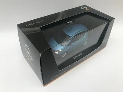 OPEL AGILA B 2008 Blu Chiaro SCHUCO 1/43 Veicolo Miniatura Con Base - Immagine 1 di 4