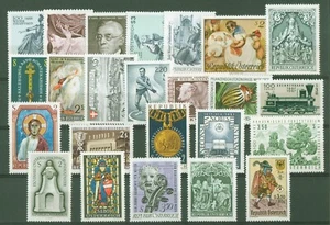1967 AUSTRIA ANNATA COMPLETA 24 FRANCOBOLLI NUOVI  ** MNH - Foto 1 di 1