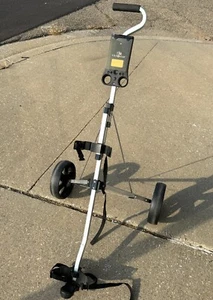 US Kids Golf Light Aluminum Frame Pull Pushcart Golf Bag Roller Caddy Cart - Picture 1 of 11