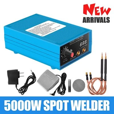 MARKENLOS 5000W Punktschweißgerät Tragbare Schweißgerät für Batterie 18650/26650/32650 vb