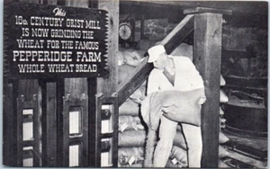 18. Jahrhundert SCHROTMÜHLE Sudbury, Massachusetts MA PEPPERIDGE FARM - Postkarte - Bild 1 von 2