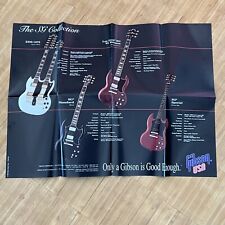 Gibson Prospekt 1993 The SG COLLECTION 60 x 46 cm Les Paul AC DC for sale