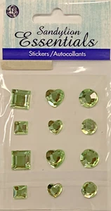 Sandylion Essentials Stickers - Diamond -Green -50825 - Picture 1 of 1