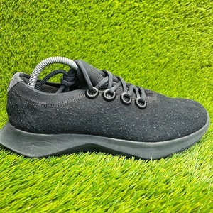 Allbirds Wool Dasher 2 Mizzles Womens Size 10 Black Running Shoes Sneakers - Picture 1 of 10