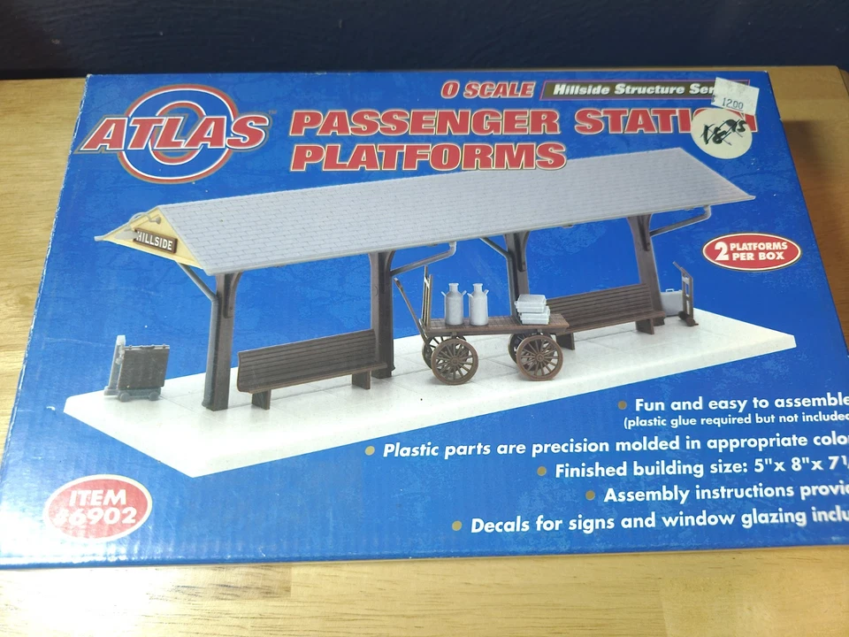 O Scale Atlas 6901 Hillside Suburban Passenger Station Kit