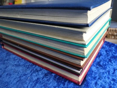 (LOT-VRAC 293) 6 albums A4 sans timbres occasion  (photo dans le texte) - Photo 1/4