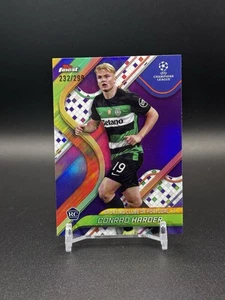2025 Topps Finest UEFA Soccer #18 Conrad Harder 232/299 - Picture 1 of 3