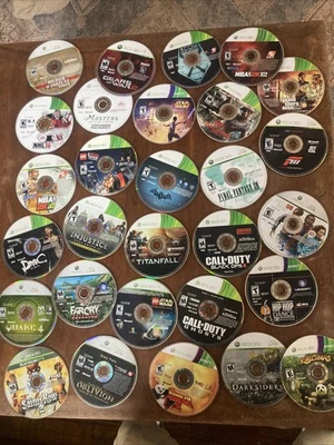 Lote de 29 juegos - Discos Xbox 360 - Sin probar - Se vende tal cual Auténtico Gta 5 Lego Xcom Foto 1 de 4