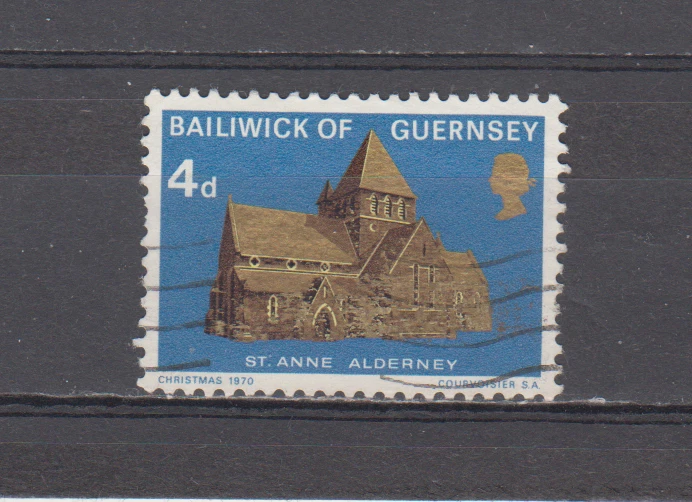 GUERNSEY : 1970 - USED - SCOTT #  37  CHURCH - Image 1 of 1