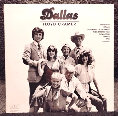 (NEW)  FLOYD CRAMER  "DALLAS TV SHOW"  (RARE VINYL / 1ST RL-1980 / MINT) - Image 1 of 4