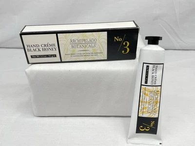 Archipelago Botanicals Creme para as Mãos Mel Preto 3,2 oz Sem Parabeno NOVO Fabricado Nos EUA - Imagem 1 de 3