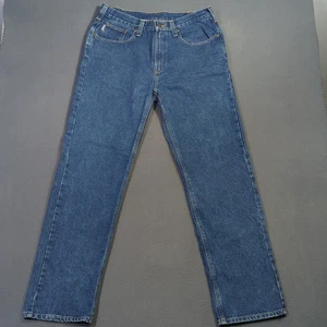 Carhartt Jeans Men's 36x34 Blue B460 Straight Leg Relaxed Fit Jean - Picture 1 of 10