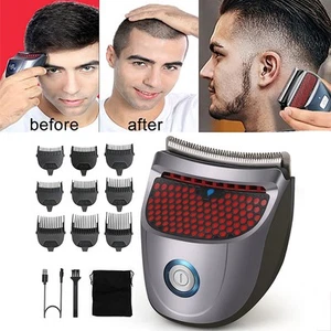 Professional Mens Hair Clippers , self cut New Electric Hair Trimmer Cordless AU - Picture 1 of 22