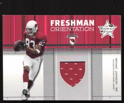 2003 Leaf Rookies & Stars Jersey /600 Bryant Johnson #FO-19 Cardinals - Image 1 of 2