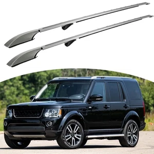 2PCS Roof Rack Rails Fits For Land Rover Discovery 3 4 LR4 LR3 2004-2016 Luggage - Picture 1 of 7