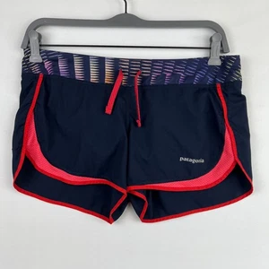 Patagonia Women's Strider Shorts Sz Small (FLAWED) Navy Pink Athletic Running - Picture 1 of 12