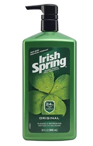 Irish Spring Men's Body Wash Pump Original 32 Fl Oz. Refreshing Premium quality - Picture 1 of 1
