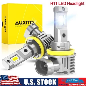 Kit de conversión de faros LED blancos H11 100W bombillas de haz bajo súper brillantes 4000LM - Imagen 1 de 12