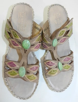 L'Artiste Spring Step Sandals women's Size 39 embroidered - Image 1 of 4