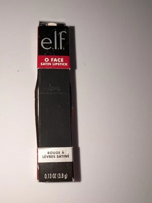 e.l.f. O FACE Satin Lipstick Vegan High Pigmented 81789 No Regrets 0.13oz - Image 1 of 2