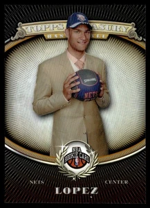 2008-09 Topps Treasury Refractor Brook Lopez Rookie 0123/2008 New Jersey Nets - Picture 1 of 2
