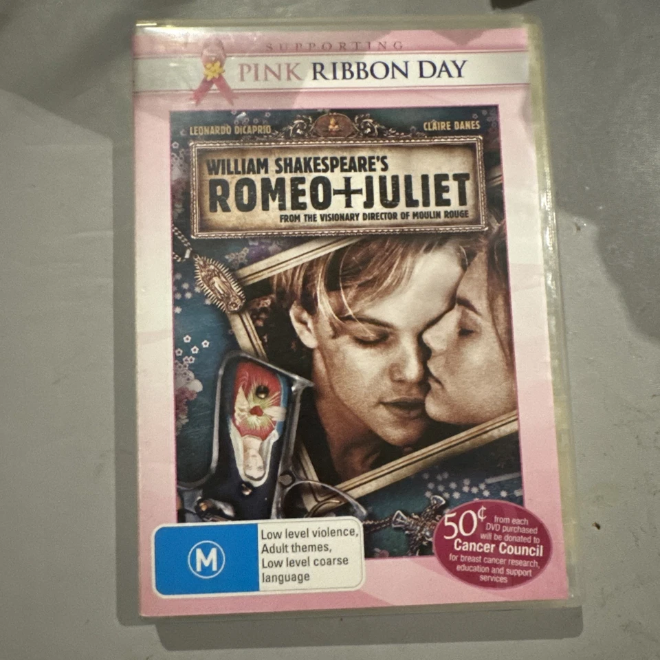 Romeo And Juliet DVD Pink Ribbon Day Edition Region 4 - Image 1 of 1
