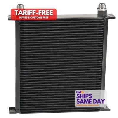 Derale DER54010 Plate Type Aluminum Fluid Cooler Universal Performance Parts - Image 1 of 4