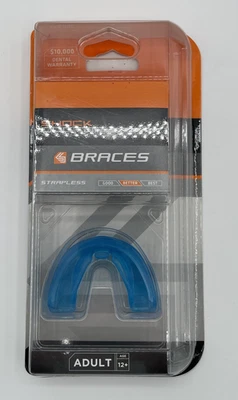 Shock Doctor Sport Adulto 12+ Frenos Protector Bucal Sin Tirantes Cumple NFHS Ajuste Instantáneo Foto 1 de 4