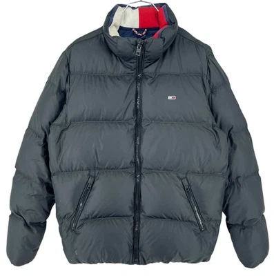 TOMMY HILFIGER Men Bomber Puffer Down Jacket Coat Size M - Image 1 of 4