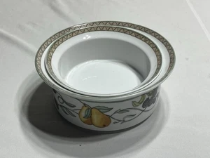 Dansk Umbrian Fruits Portugal Porcelain Vegetable Bowls 7” & 8” Set of 2 - Picture 1 of 10