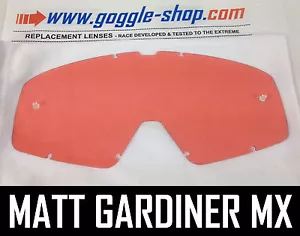 GOGGLE-SHOP REPLACEMENT LENS for FOX MAIN MOTOCROSS MX GOGGLES PINK TINT pro - Picture 1 of 1