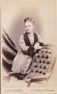 CDV PHOTO GLASGOW WOMAN. BY CHAMBERS & SELLARS - Picture 1 of 2