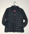 Nike Aeroloft Long Sleeve Goose Down Filled Vented Black Puffer Jacket Small