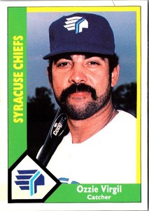 1990 CMC Syracuse Chiefs Ozzie Virgil #22 Syracuse Chiefs