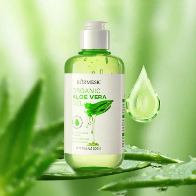 Aloe Vera Gel 100% Pur – Feuchtigkeitspflege für Haut, Haare & After Sun – 200ml - Bild 1 von 4