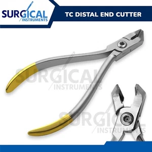 Distal End Cutter Hold & Cut Hard & Soft Wire Orthodontic Instrument TC German G - Picture 1 of 12