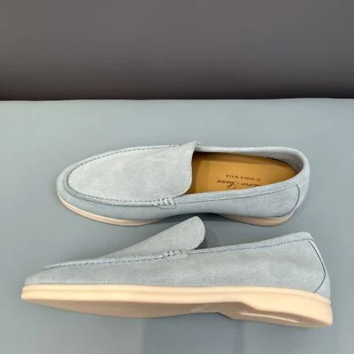 2025 Verano Hombres Gamuza Mocasines Zapatos Todas las Tallas en Stock Zapatos Sin Cordones Negocios Foto 1 de 4