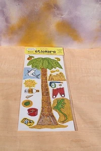 Beach Tropical Shark Sticker Pack Scrapbooking, It Takes Two New - Picture 1 of 3