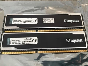 Kingston HyperX Black KHX16C9B1BK2/8X 8GB (2X4GB) DDR3 1600 RAM KIT - Picture 1 of 1