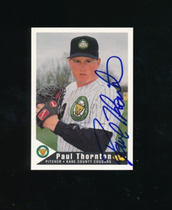 1994 Classic Kane County Cougars Paul Thornton signed auto autograph tough