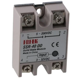 Output 5-60V DC Solid State Relay SSR-40DD Heat Sink DC controlled DC Relay - Picture 1 of 7