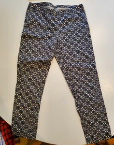 Stile Benetton Women Blue/White Casual Pants 38 eur - Picture 1 of 7