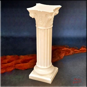 Säule Dekosäule Blumensäule Antike Podest Ständer Marmor Griechische Stuckgips - Bild 1 von 10