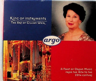 GILLIAN WEIR King Of Instruments 16th-20th C Organ Works 5-CD Box NEW* Bach Bull - Изображение 1 из 3