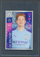 2019-20 Topps UEFA Champions League Sticker #340 Kevin De Bruyne