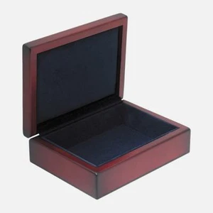 CARRS - Piccola scatola ricordo in legno con coperchio ovale in argento sterling con perline - Foto 1 di 2