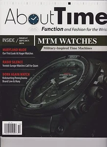 ABOUT TIME MAGAZINE #7 SEPT/OCT 2014, FUNCTION AND FASHION FOR THE WRIST. - Picture 1 of 2